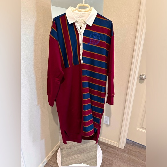 Tommy Hilfiger Icon oversized rugby dress NWOT - Picture 3 of 5